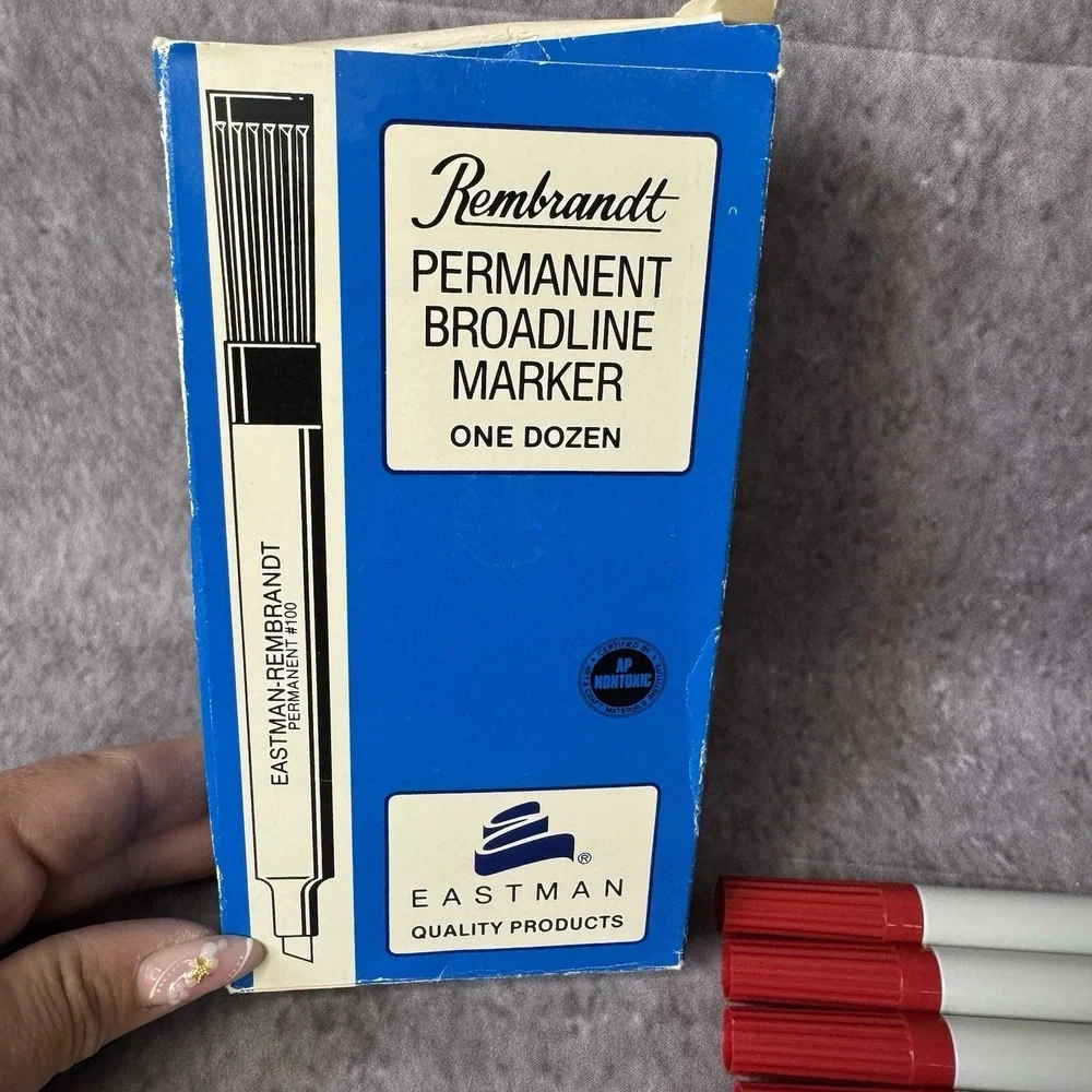 Vintage Eastman-Rembrandt Permanent Broadline Marker Lot 12